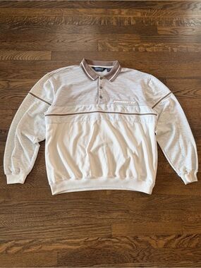knightsbridge 90s boxy long sleeve polo